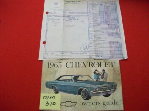 1965 VINTAGE OEM CHEVROLET IMPALA SS BISCAYNE BEL AIR OWNER'S GUIDE MANUAL GTFC - Picture 1 of 4