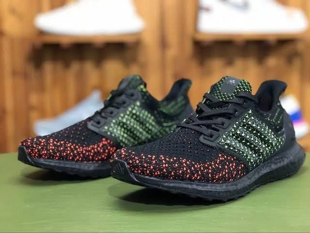 100% Authentic Adidas UltraBoost Clima Core Black Red Black Green AQ0482 US  10 | eBay