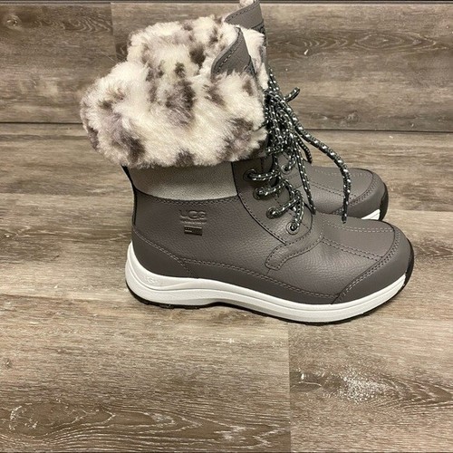 UGG Damengröße 6 Zaylee Leopard anthrazit wasserdicht Schneestiefel NEU - Bild 10 von 11