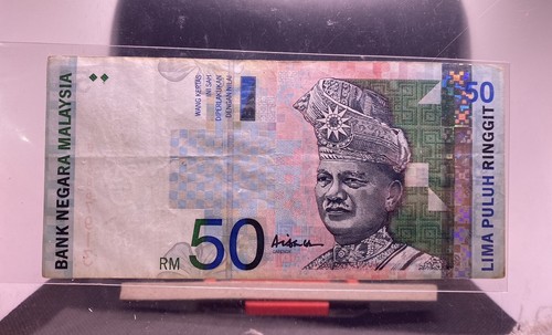 MALAYSIA 1999 RM50 RINGGIT BT9867913 10TH SERIES. - Picture 2 of 4