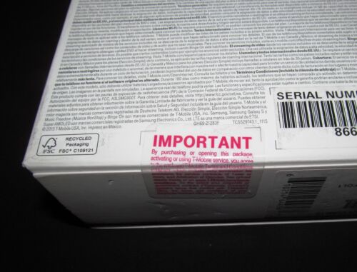 Brand New Sealed T-Mobile Samsung Galaxy S5 Prepaid 16GB 4G LTE Smartphone-Black - Picture 6 of 9