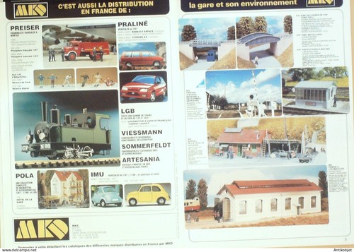MKD Catalogue (Motrice wagons moto avion Diorama) 1988 - Picture 2 of 5