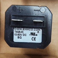ENMCO HOUR METER, ROUND T40A45P 10-80V DC PART  BA-160-113 BAILEY 