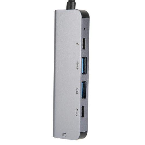5‑in‑1 Type‑C Hub 4K HD PD High‑Speed Transmission Multi‑Function Conve NEW - Afbeelding 6 van 10