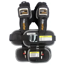 Ridesafer - Large Black, Lightweight, Compact, Portable Car Seat - Perfect For