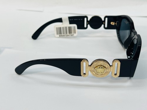 Versace Biggie Sunglasses VE4361 GB1/87 Black/Gold Medusa Unisex NEW AUTHENTIC - Picture 8 of 11