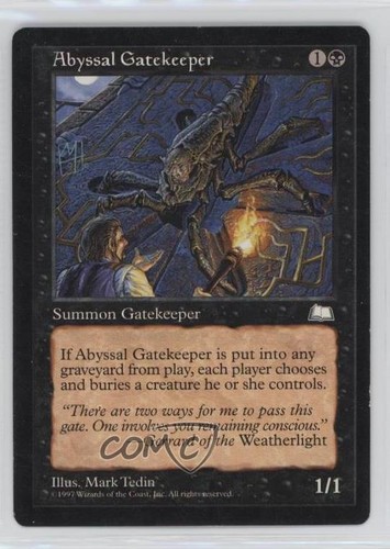 Abyssal Gatekeeper Magic: Weatherlight 1997 0a6