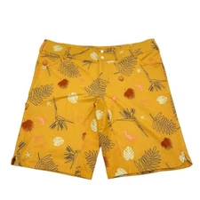Wild Rye Shorts Women Size 18 Kaweah Mountain bike Yellow Crab Shells