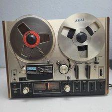 Akai 4000DS Reel To Reel Tape Recorder Player Tested/Works See Video