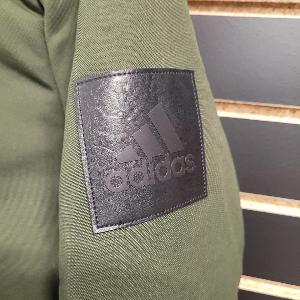 Adidas Terrex Climawarm Jacket - Women's Size XL Puffer Hooded Green - Image 3 of 4