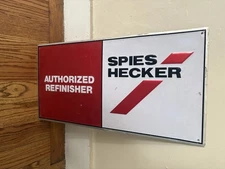 Spies Hecker Authorized Refinisher Automotive Paint Sign