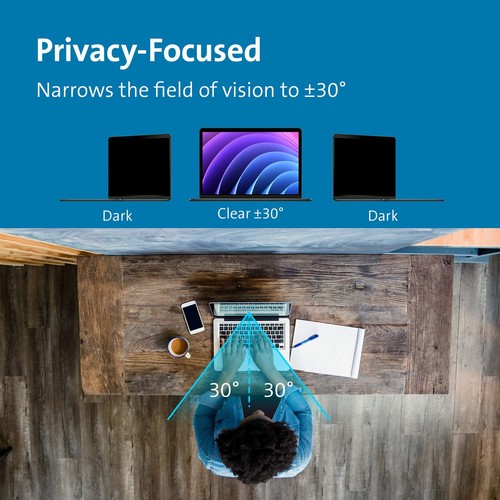 MagPro 15.6 Inch Magnetic Laptop Privacy Screen Protects from Glare and Blue ... - Picture 3 of 7