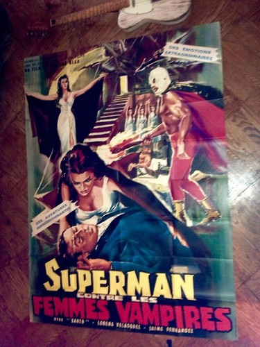 El Santo Superman Contre Les Femmes Vampires Horror Monsters Lorena Velasquez - Picture 10 of 18