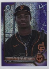 2022 Bowman Chrome Prospects Mega Box Purple Mojo Refractor Ryan Reckley 0uh2