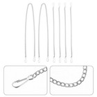  6pcs Durable Iron Hanging Chains For Signs Posters Banners Ideal For Home Decor