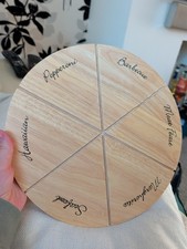 Wooden Pizza Serving Board/Cutting Board - New