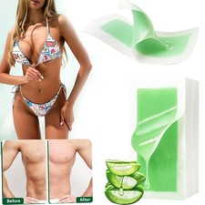 Hair Removal Paper Double Sided Cold Wax Strips Body Depilatory Patch Skin