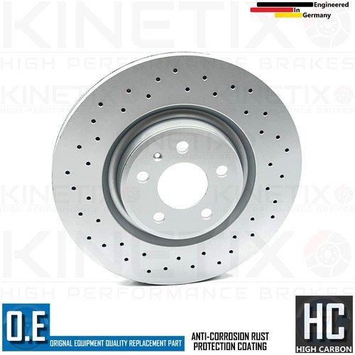 Para Audi S5 V6 Delantero Trasero Cross Discos de Freno Ventilados Apec 330mm - Imagen 11 de 14