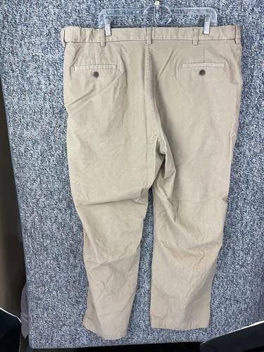 Haggar Classic Fit Stretch Corduroy Men’s Size 42x30 Tan Chinos Pants Trousers - Picture 4 of 4