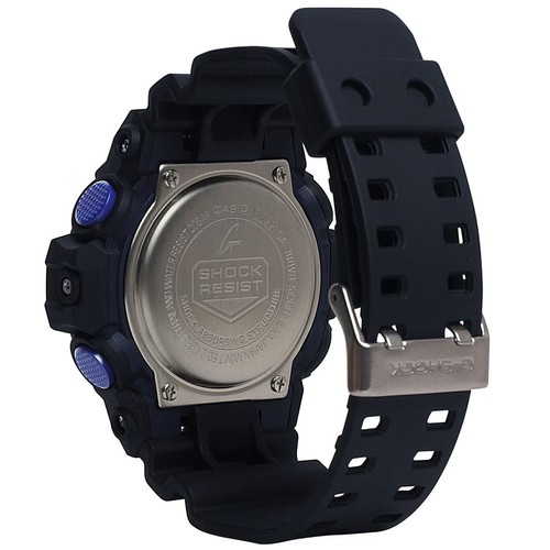 G-Shock By Casio Men's GA700VB-1A Black/Blue Analog-Digital Watch - Picture 3 of 5