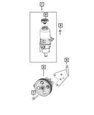 Genuine Mopar Power Steering Pump 68399220AA