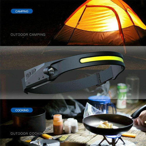 Faros COB Impermeable Night Buddy LED Sensor de Movimiento Cabeza Antorcha Faro - Imagen 13 de 18