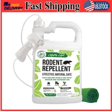 Peppermint Oil Rodent Repellent Spray 1 Gallon with Cloth Indoor Outdoor
