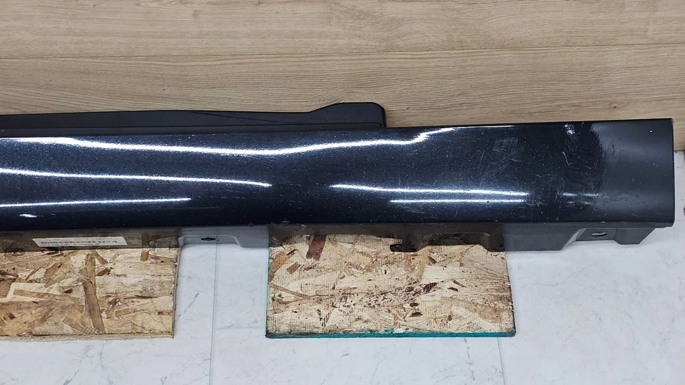 BMW F06 2012-2018 serie 6 faldón lateral derecho panel basculante moldeado negro 475/9 OEM Foto 4 de 4