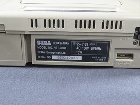Sega Saturn Gray Console only Japan HST 3200 game Japanese games tested jp