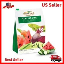 Mrs. Wages Pickling Lime 1-Pound Resealable Bag, Green Free Shipping USA Stock