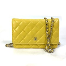 Chanel AP0250 CC Mark Chain Wallet Crossbody Long Wallet Bag Pochette Shoulder B