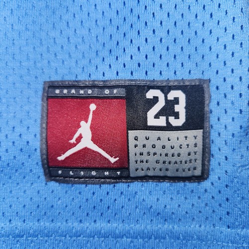 Jordan Jersey 23 Carolina Blue Jumpman Logo Stitched Boy's Youth L Sleeveless - Picture 2 of 7
