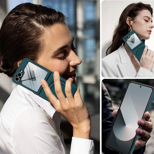 Funda para Samsung Z Abatible 7/6/5/4/3 Anillo Magnético Soporte Rígido Resistente Cuero PU - Imagen 33 de 61