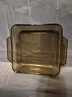 Vintage Anchor Hocking Square Baking Dish Brown 8x8x2 Ovenware 2QT Preowned