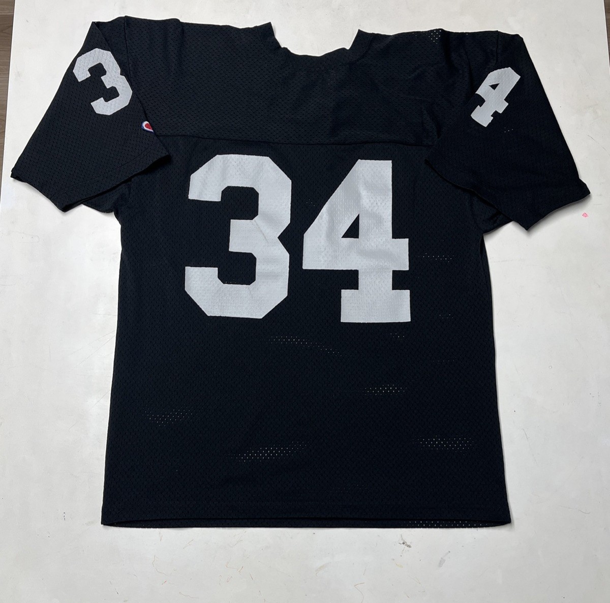 RAIDERS JACKSON 34番 ウニフォーム 黒 2XL Bo Jackson #34 Oakland Raiders 1987 Football Jersey Mitchell