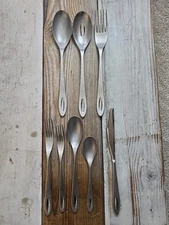 Studio William Satin Finish Flatware Glossy Indent On Handles ***Choose...