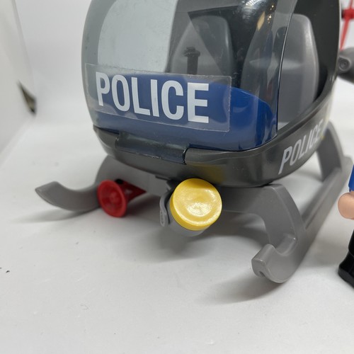 Playmobil #5764 : Police Helicopter & Jet Ski & Figures - Loose & Not Complete - Picture 3 of 10