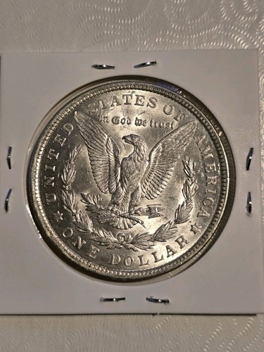 1921-P Morgan Silver Dollar 90% Silver AU Almost Uncirculated - Picture 10 of 12