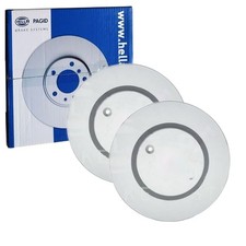 2x HELLA PAGID BREMSSCHEIBEN Ø259mm VORNE passend für DACIA LOGAN SANDERO LADA L