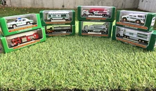 Hess Mini Trucks Lot Of 8 New In Boxes 1999/2003/2004/2008/2009/2010/2013/2014