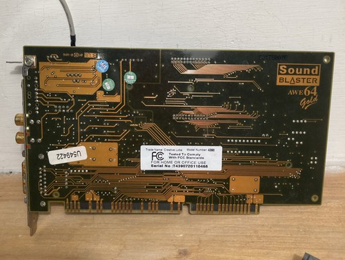 Creative Sound Blaster AWE 64 złoty (CT4390) - działający - Zdjęcie 3 z 4