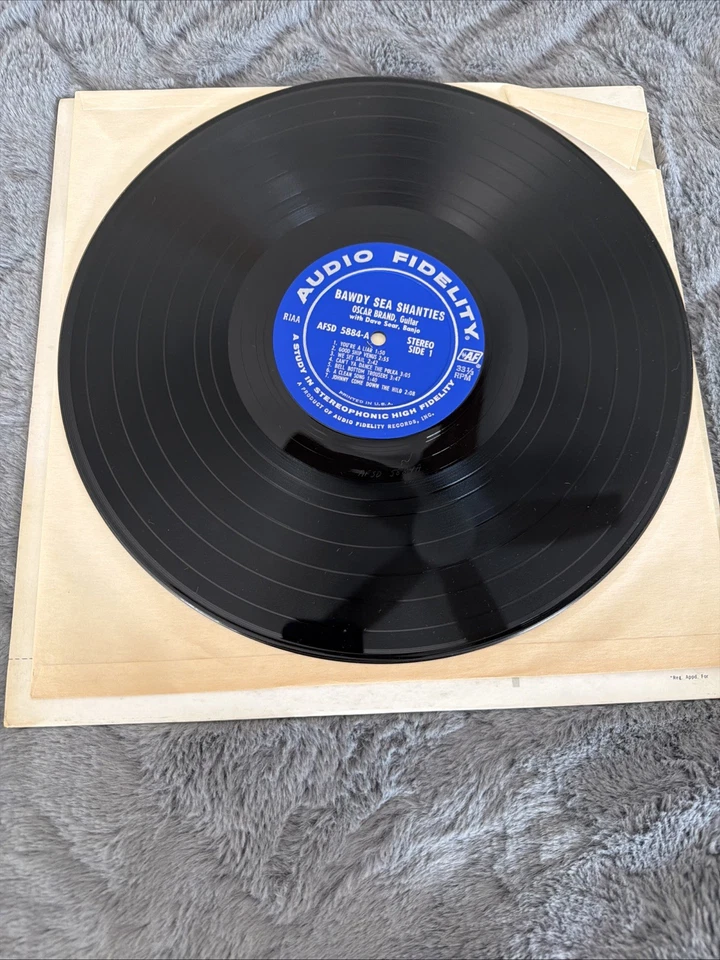 Old Time Bawdy Sea Shanties Vol. 5 Oscar Brand & Dave Sear - Audio Fidelity 1958 — 第 3/4 张图片
