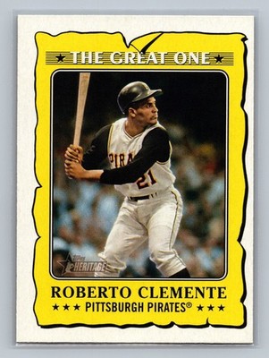 2021 Topps Heritage ROBERTO CLEMENTE 'The Great One' Pittsburgh Pirates #GO-2