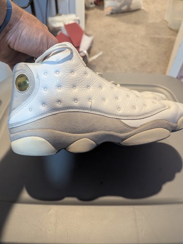 Nike Air Jordan Retro 13 Sz 10.5 UNC White Grey Blue Flint Playoff 310004-103 - Picture 4 of 9
