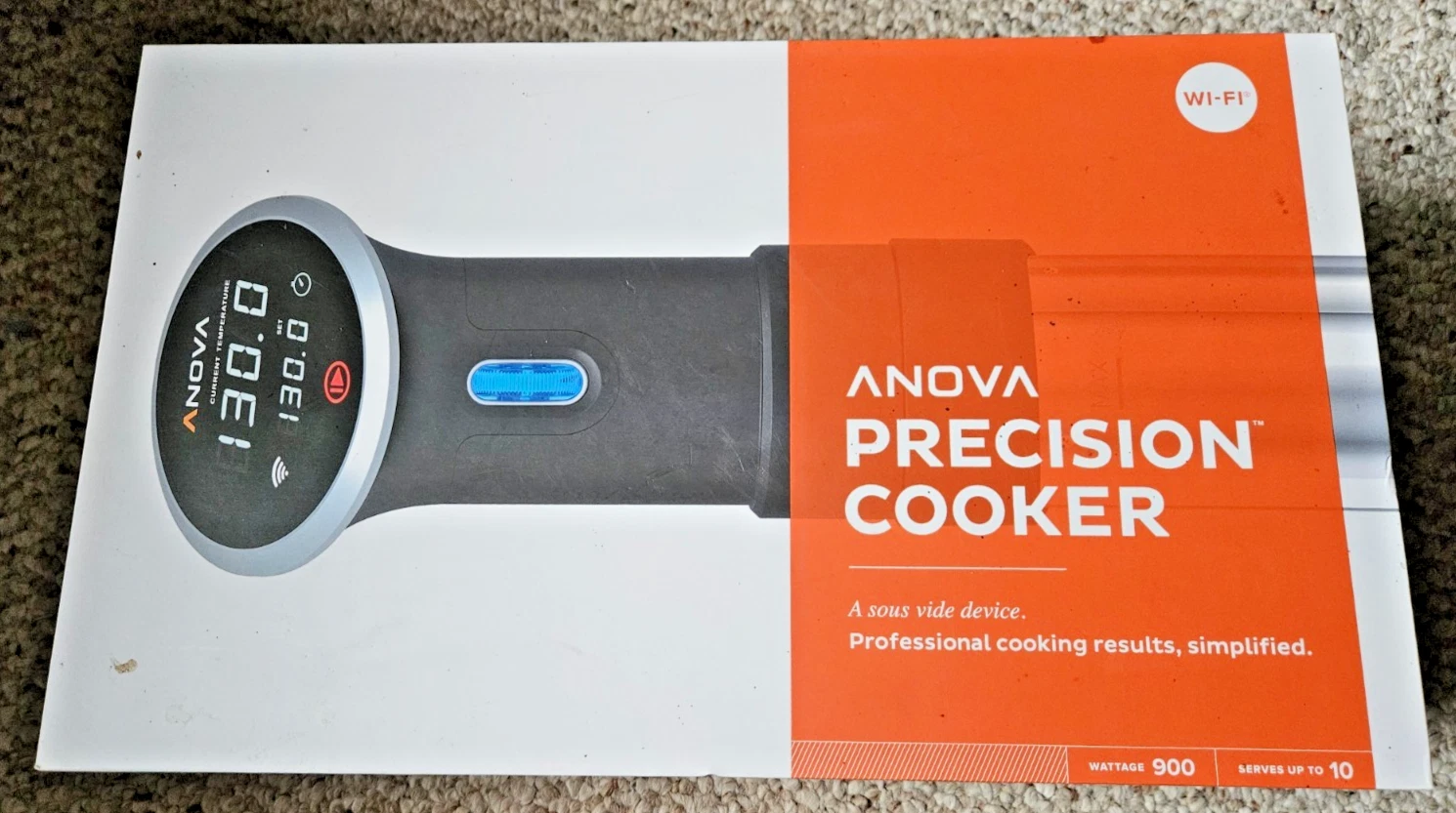 Anova Wi-Fi Precision Cooker 900 Watt Sous Vide Device Bluetooth A3.2