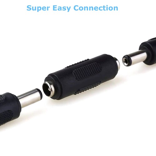 5pcs DC Coupler Female to Female compatible with CCTV security cameras - Afbeelding 6 van 11