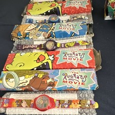 Nickelodeon The Rugrats Movie Promotional Character Wristwatches Lot of 4