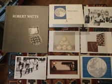 Robert Watts Exhibition Catalog + 6 Post Cards at Leo Castelli Gallery 1990/NF/F