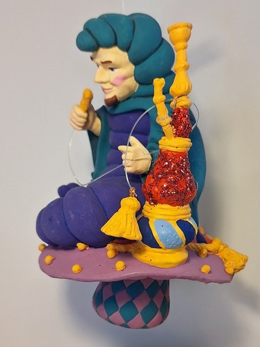 Vintage Department Dept 56 Alice In Wonderland Caterpillar Toadstool Ornament - Picture 3 of 5