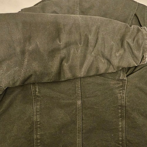 Carhartt Ridge Mantel Jacke Damen 2XL grün Canvas Sherpa gefüttert Kragen Full Zip - Bild 9 von 10